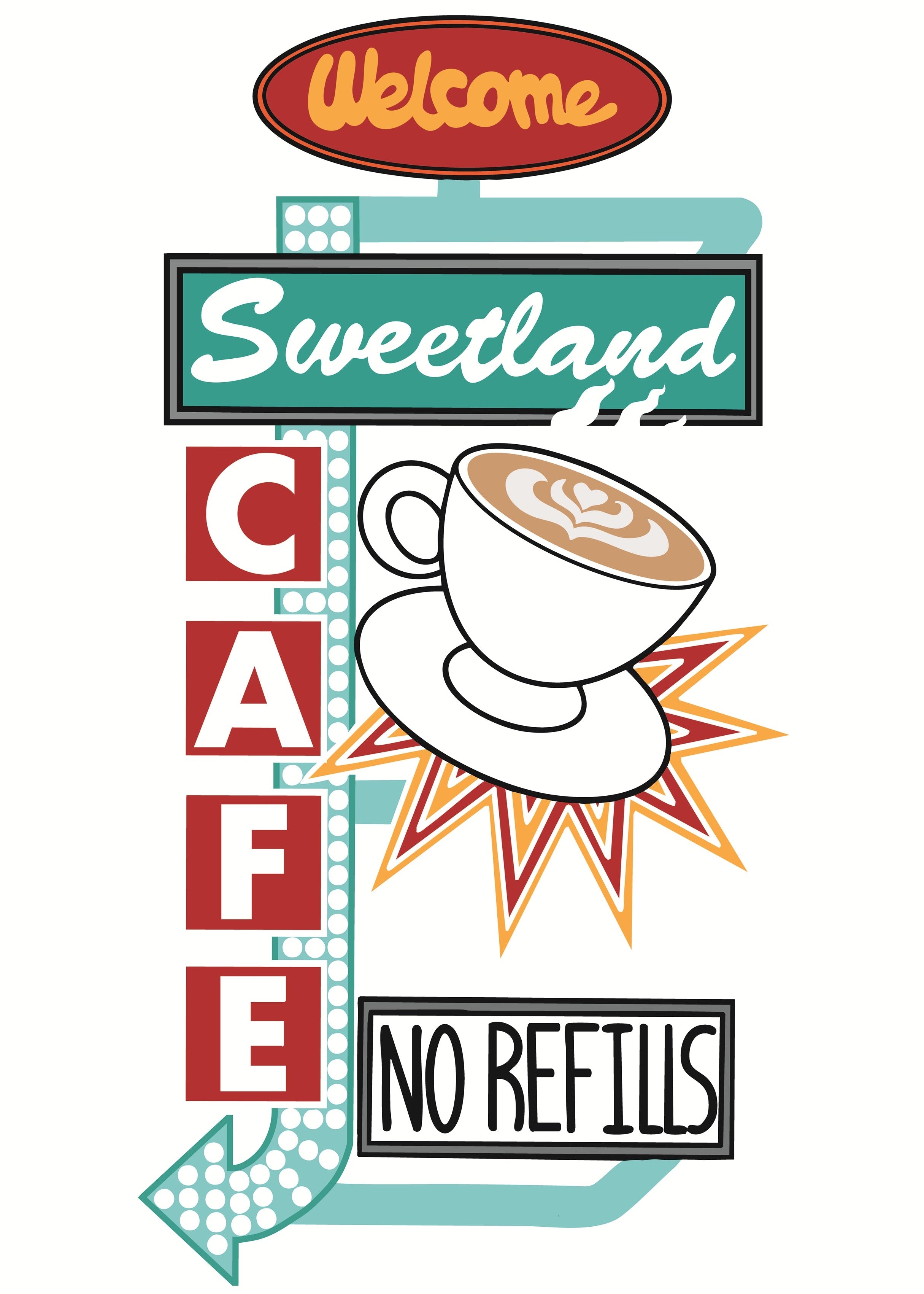 Sweetland Candies Merch - Limited Edition Tees & Stickers