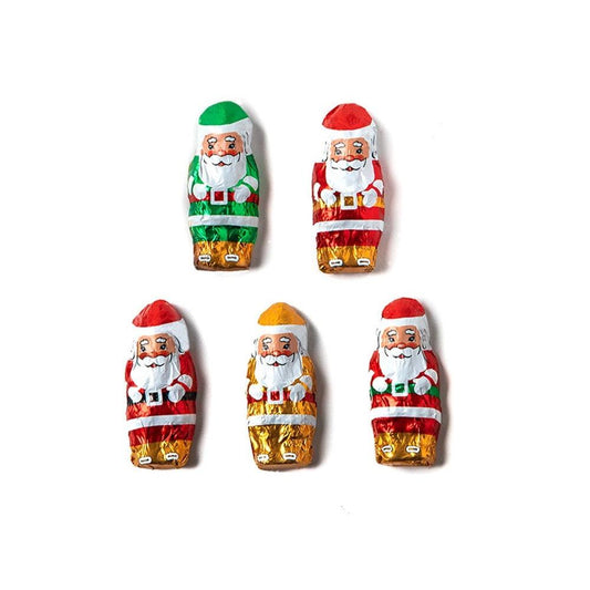Chocolate Miniature Santas